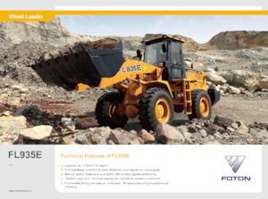 Gumikerekes homlokrakodók Foton Lovol FL935E-II