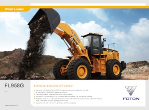 Gumikerekes homlokrakodók Foton Lovol FL958G-II