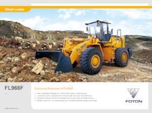 Gumikerekes homlokrakodók Foton Lovol FL966F-II