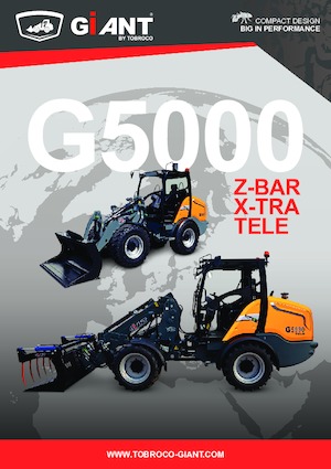 Gumikerekes homlokrakodók Giant G5000 X-tra