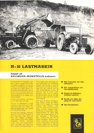 Gumikerekes homlokrakodók Volvo H10-55