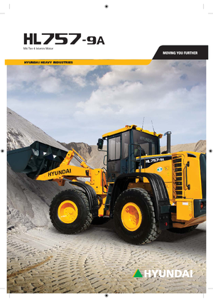 Gumikerekes homlokrakodók Hyundai HL 757-9 A