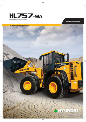 Gumikerekes homlokrakodók Hyundai HL 757-9 A