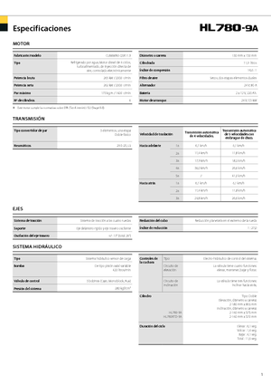 Gumikerekes homlokrakodók Hyundai HL 780-9 A
