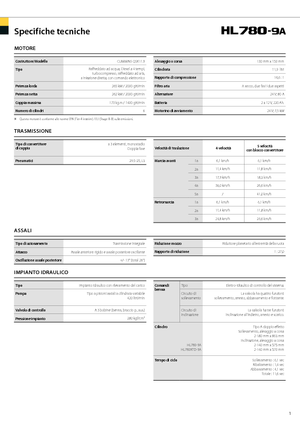 Gumikerekes homlokrakodók Hyundai HL 780-9 A