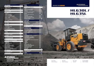 Gumikerekes homlokrakodók Hyundai HL630L