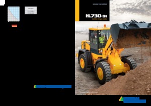 Gumikerekes homlokrakodók Hyundai HL730-9S