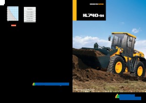 Gumikerekes homlokrakodók Hyundai HL740-9S