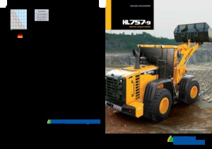 Gumikerekes homlokrakodók Hyundai HL757-9