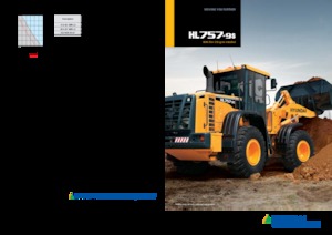 Gumikerekes homlokrakodók Hyundai HL757-9S