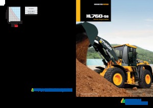 Gumikerekes homlokrakodók Hyundai HL760-9S