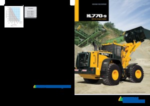 Gumikerekes homlokrakodók Hyundai HL770-9