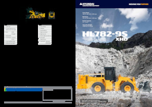 Gumikerekes homlokrakodók Hyundai HL782-9S-XHD