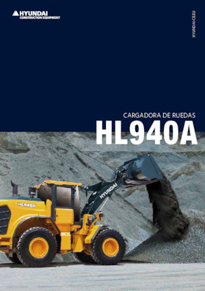 Gumikerekes homlokrakodók Hyundai HL940AXT