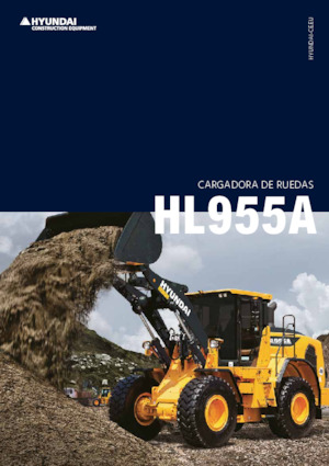 Gumikerekes homlokrakodók Hyundai HL955AHDXT