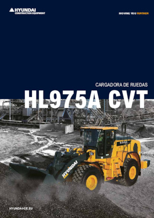 Gumikerekes homlokrakodók Hyundai HL975ACVT