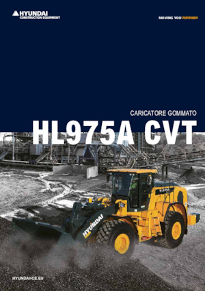 Gumikerekes homlokrakodók Hyundai HL975ACVT