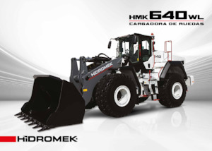 Gumikerekes homlokrakodók Hidromek HMK 640 WL