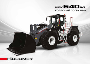 Gumikerekes homlokrakodók Hidromek HMK 640 WL