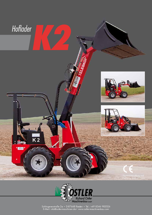 Kerti rakodógépek Ostler K2