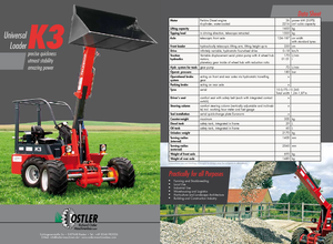 Kerti rakodógépek Ostler K3