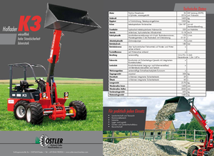 Kerti rakodógépek Ostler K3