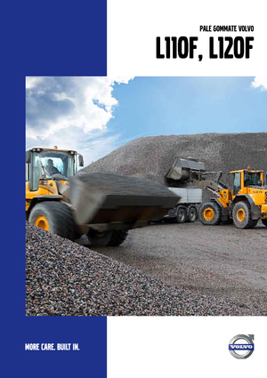 Gumikerekes homlokrakodók Volvo L110F