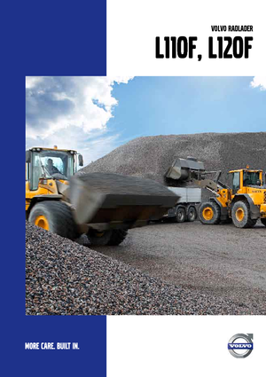 Gumikerekes homlokrakodók Volvo L110F