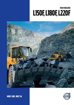 Gumikerekes homlokrakodók Volvo L220F