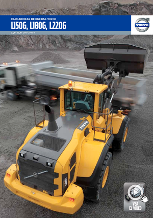 Gumikerekes homlokrakodók Volvo L180GLB
