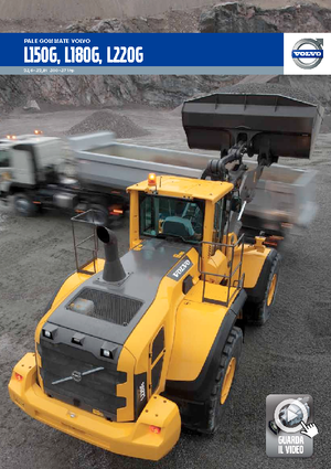 Gumikerekes homlokrakodók Volvo L180GLB