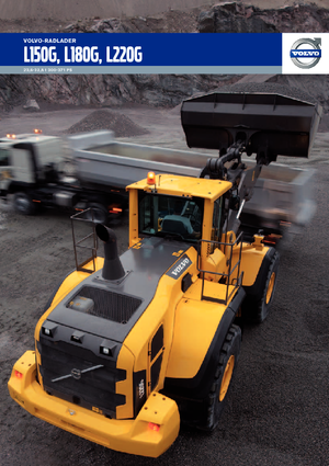 Gumikerekes homlokrakodók Volvo L220G