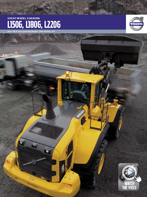 Gumikerekes homlokrakodók Volvo L220G