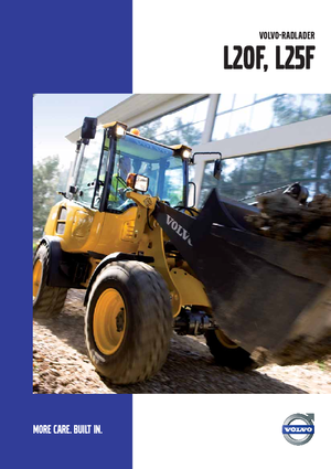 Gumikerekes homlokrakodók Volvo L25F