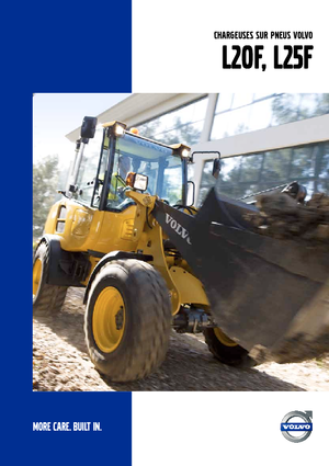 Gumikerekes homlokrakodók Volvo L20F