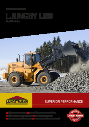 Gumikerekes homlokrakodók Ljungby L 20