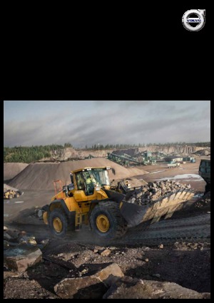 Gumikerekes homlokrakodók Volvo L220H