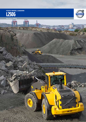 Gumikerekes homlokrakodók Volvo L250G