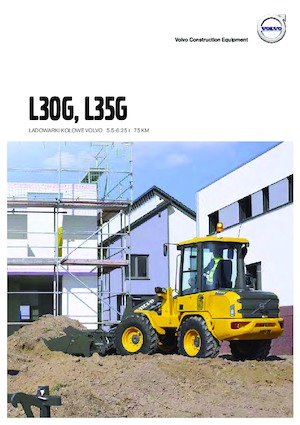 Gumikerekes homlokrakodók Volvo L30G