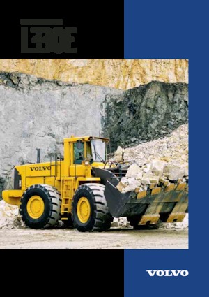 Gumikerekes homlokrakodók Volvo L 330 E