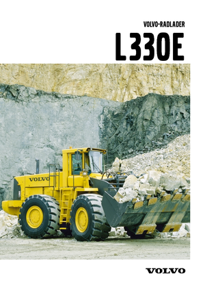 Gumikerekes homlokrakodók Volvo L 330 E