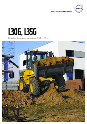 Gumikerekes homlokrakodók Volvo L35G