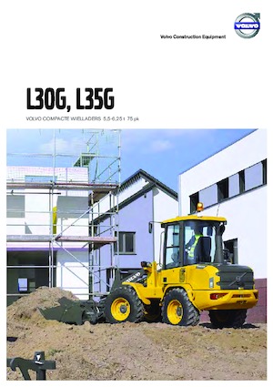 Gumikerekes homlokrakodók Volvo L30G