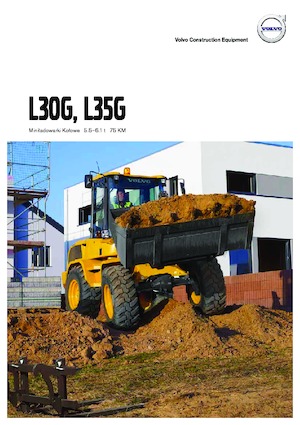 Gumikerekes homlokrakodók Volvo L35G