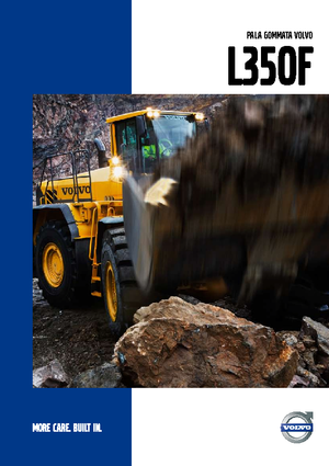 Gumikerekes homlokrakodók Volvo L350F