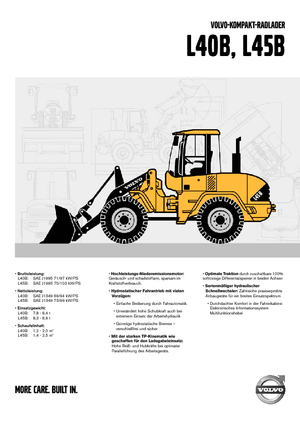 Gumikerekes homlokrakodók Volvo L40B TPS