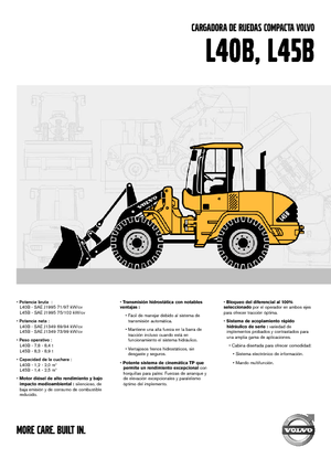 Gumikerekes homlokrakodók Volvo L40B TPS