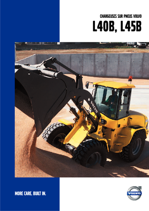 Gumikerekes homlokrakodók Volvo L40B TPS