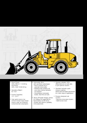 Gumikerekes homlokrakodók Volvo L 45 BTP