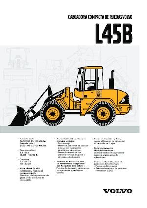 Gumikerekes homlokrakodók Volvo L 45 BTP